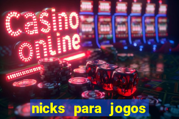 nicks para jogos de tiro